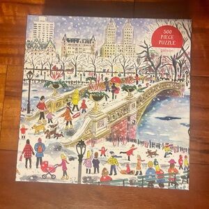 Galison Bow Bridge in Central Park Jigsaw Puzzle
